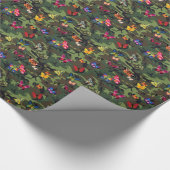 蝶カモフラージュ ラッピングペーパー (角)