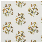 蝶カラフルと毛虫の集まり ファブリック (見本)