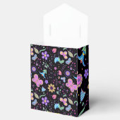 蝶カラフルと花かわいい フェイバーボックス (オープン)