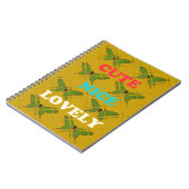 蝶カラフルの装飾:かわいい、素敵、素敵。 ノートブック (左側)