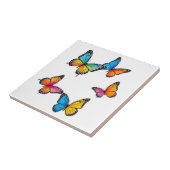 蝶カラフルイラストレーション タイル (側面)