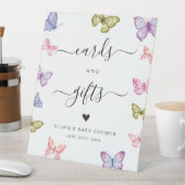 蝶カラフルカードとギフトサイン 台座サイン (インサイチュ)