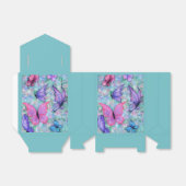 蝶カラフルギフトボックス フェイバーボックス (折り畳みなし)