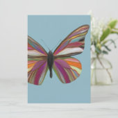 蝶カラフルグリーティングカード シーズンカード (スタンド正面)