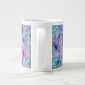 蝶カラフルコーヒーマグ ジャンボコーヒーマグカップ (裏面)