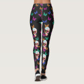 蝶カラフルゴシック糖スカル レギンス (裏面)