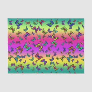 蝶カラフルティッシュペーパー 薄葉紙