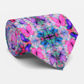 蝶カラフルネックタイ春 ネクタイ (ロール)