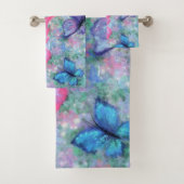 蝶カラフルバスタオルセット バスタオルセット (インサイチュ)