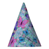 蝶カラフルパーティー帽子 パーティーハット (右)