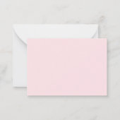 蝶カラフルパーティー誕生日の招待状 ノートカード (裏面)