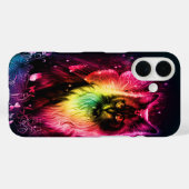 蝶カラフル子猫 Case-Mate iPhoneケース (裏面 (横))