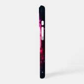 蝶カラフル子猫 iPhone 16ケース (左側面)