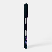 蝶カラフル子猫 iPhone 16ケース (右側面)