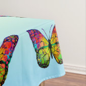 蝶カラフル抽象芸術 テーブルクロス (インサイチュ)