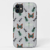 蝶カラフル柄 Case-Mate iPhoneケース (裏面)