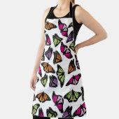 蝶カラフル模様 エプロン (インサイチュ)