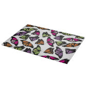 蝶カラフル模様 カッティングボード (角)