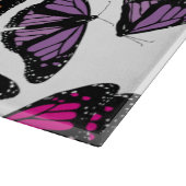 蝶カラフル模様 カッティングボード (角)