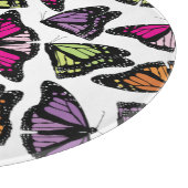 蝶カラフル模様 カッティングボード (角)