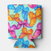 蝶カラフル模様 缶クーラー (裏面)