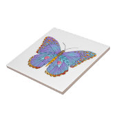 蝶カラフル美術陶磁器タイル タイル (側面)