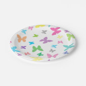 蝶カラフル芸 ペーパープレート (アングル)