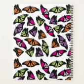 蝶カラフル装飾文日記 プランナー手帳 (裏面)