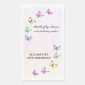 蝶カラフル誕生日 (正面)