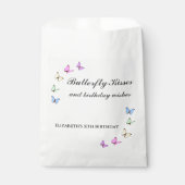 蝶カラフル誕生日 フェイバーバッグ (正面)