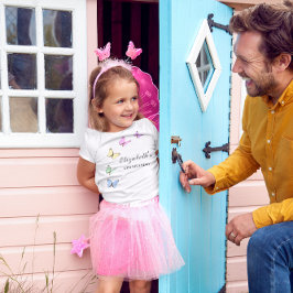 蝶カラフル誕生日 Tシャツ