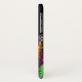 蝶カラフル赤金ゴールドイエローモノグラムブラック Case-Mate iPhoneケース (裏面/左)