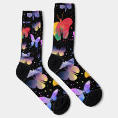 蝶カラフル靴下 ソックス (右)