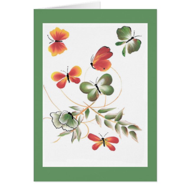 蝶カラフル類 (正面)