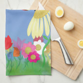 蝶カラフル類 キッチンタオル (四つ折り)