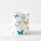 蝶カラフル類 コーヒーマグカップ (中央)