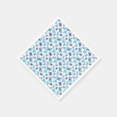 蝶カラフル類 スタンダードカクテルナプキン (角)