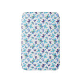 蝶カラフル類 バスマット (正面縦)