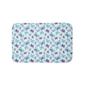 蝶カラフル類 バスマット (正面)