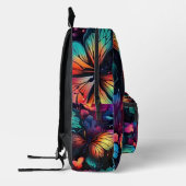 蝶カラフル類 プリントバックパック (左)