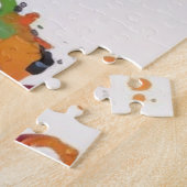 蝶カラフル1 ジグソーパズル (側面)