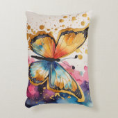 蝶カラフル アクセントクッション (正面(垂直))