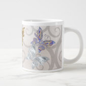 蝶カラフル ジャンボコーヒーマグカップ (右)