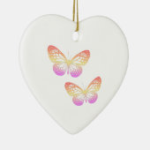 蝶カラフル セラミックオーナメント (右)