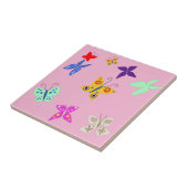 蝶カラフル タイル (側面)