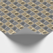 蝶カラフル |フィルタ |ハーフドロップ | ラッピングペーパー (角)