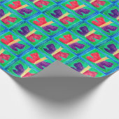 蝶カラフル |フィルタ |基本 | ラッピングペーパー (角)