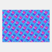 蝶カラフル |マイアミフィルタ |基本 | ラッピングペーパーシート (正面2)