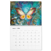 蝶カレンダーは年をパーソナライズ カレンダー (3月 2026)