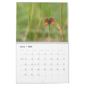 蝶カレンダー カレンダー (3月 2026)